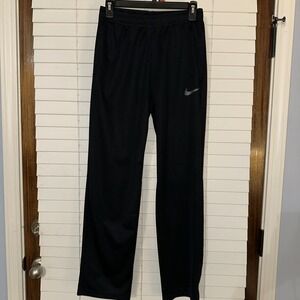 Nike Pants Mens Black Dri Fit Epic Knit Training Pants Performance Stretch Sz S‎